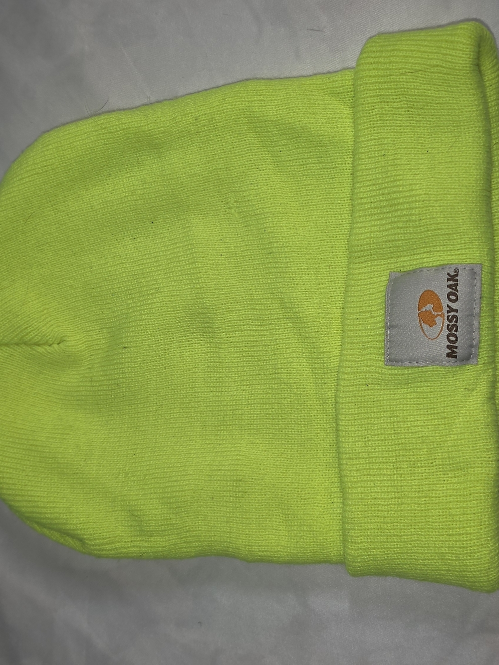 Mossy Oak High-Visibility Neon Yellow Beanie Hat